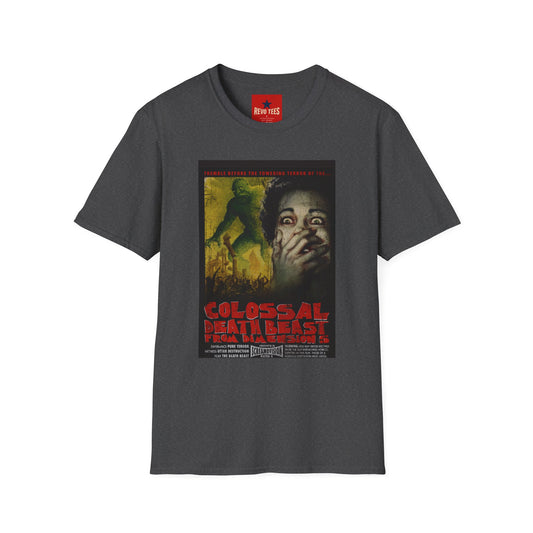 Horror Movie Poster T-Shirt — 'Colossal Man-Eater' Retro Sci‑Fi Graphic Tee