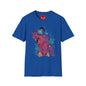 Retro Space Pilot T-Shirt — Watercolor Sci‑Fi Illustration
