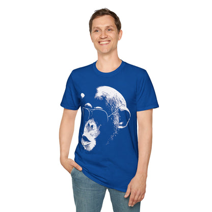 Chimpanzee Sunglasses T-Shirt — Retro Monkey Graphic Tee