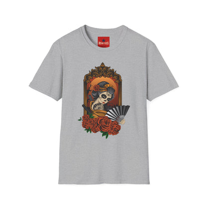 Day of the Dead Sugar Skull Tee — Vintage Floral Calavera T-Shirt