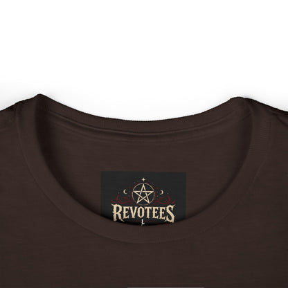 Revotees Skull Tee — Women's Gothic Americana Graphic T‑Shirt