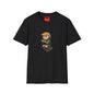 Link-Inspired Gamer Tee — Cute Chibi Hero Playing Handheld Console
