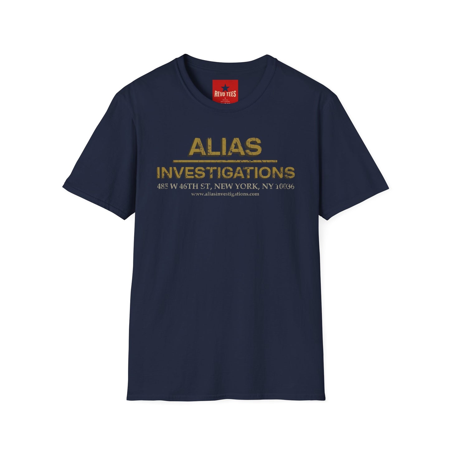 Alias Investigations T-Shirt — Detective Agency Graphic Tee