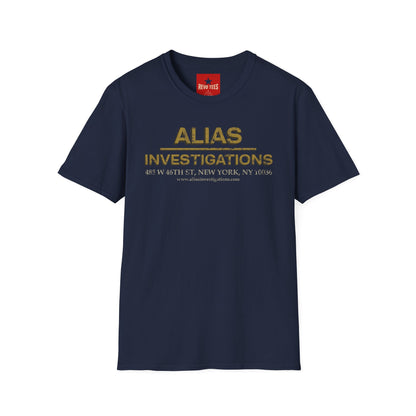 Alias Investigations T-Shirt — Detective Agency Graphic Tee