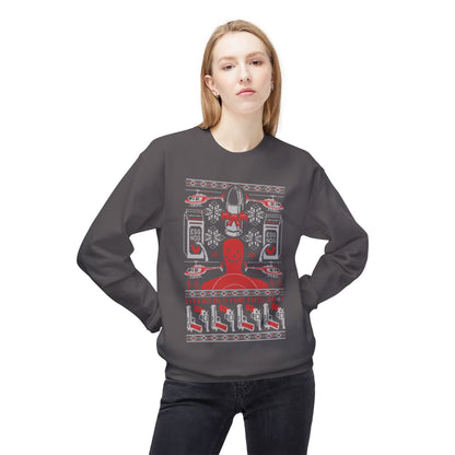 Lethal Knitting - Too Old For This Sh!t Christmas Ugly Sweater