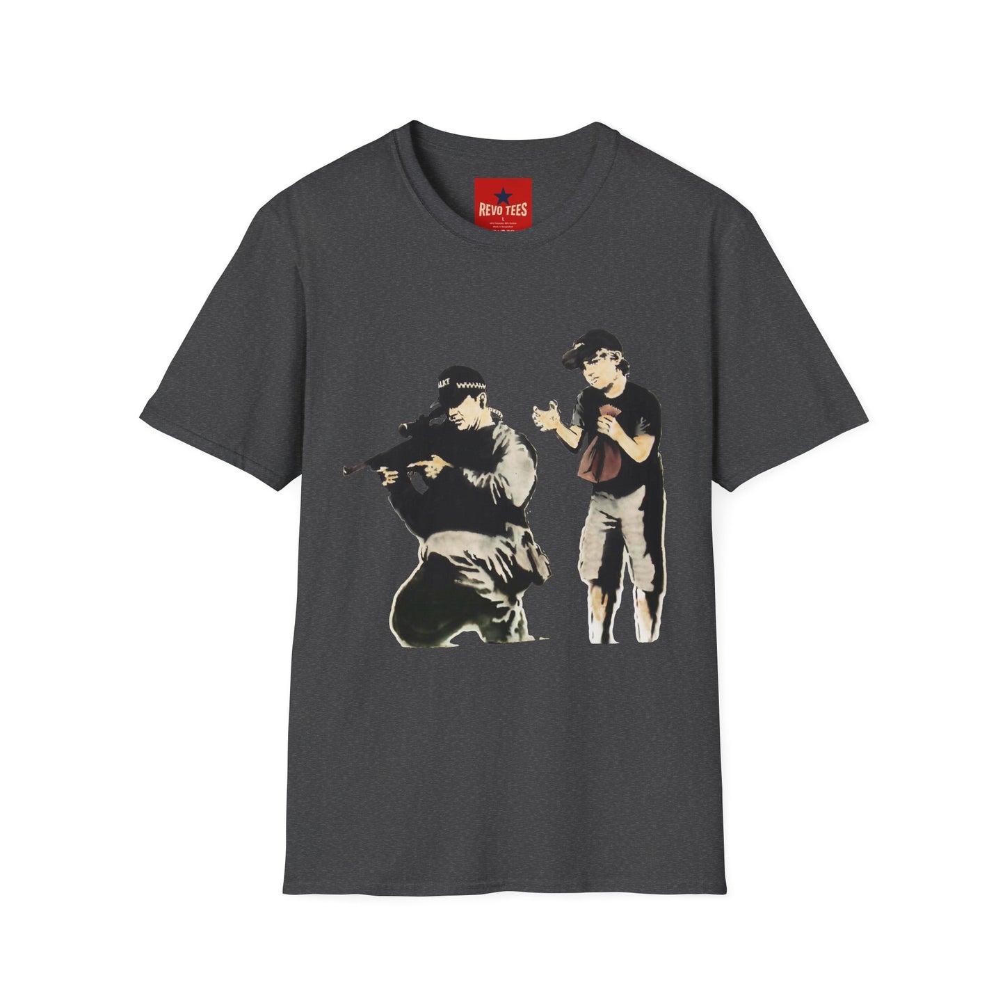 Banksy Sniper Graphic T-Shirt