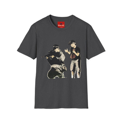 Banksy Sniper Graphic T-Shirt