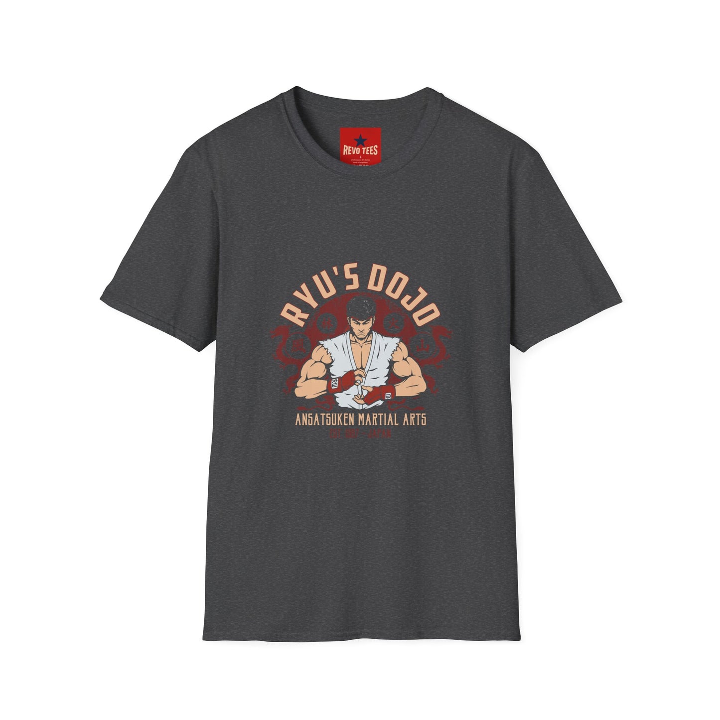 Ryu’s Dojo Martial Arts T-Shirt — Retro Karate Training Tee