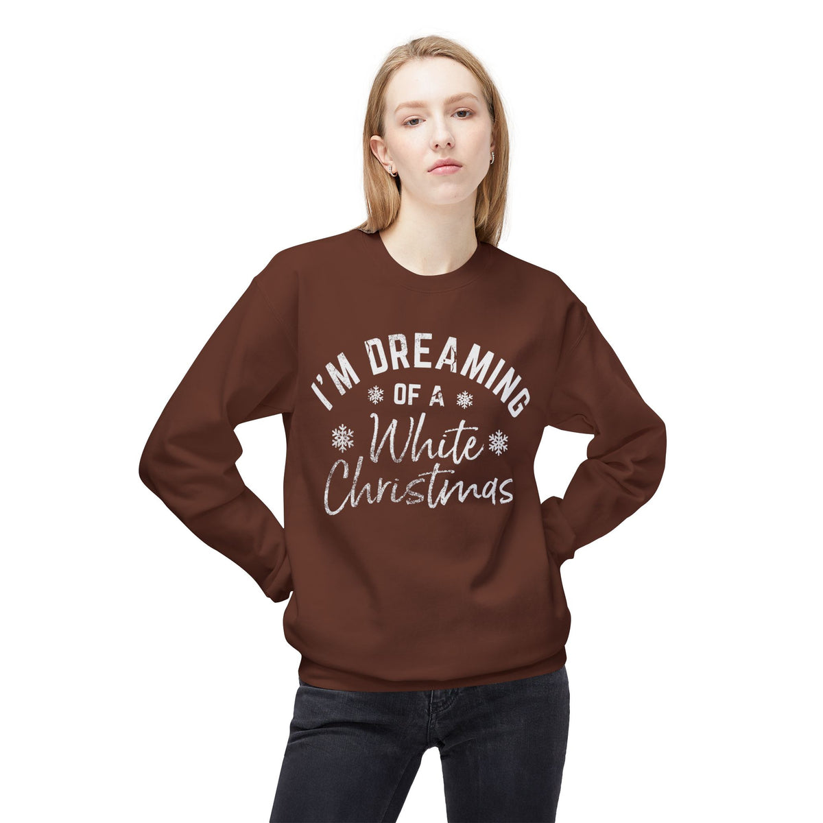 I'm Dreaming of a White Christmas - Lyrics on a Sweatshirt