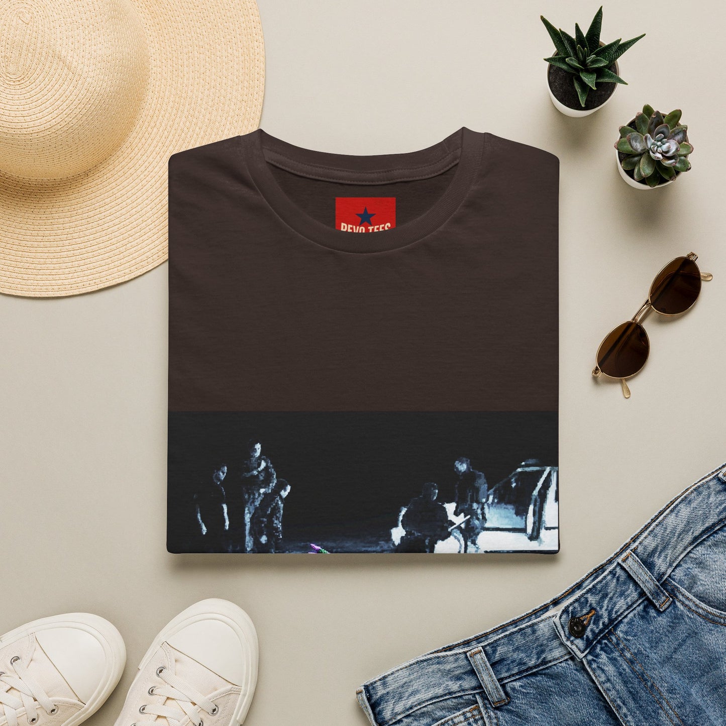 Banksy T-Shirt — Moody Night Street Scene Graphic Tee (12/05/01)