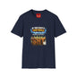 If You Empty Your Vowels Funny Graphic T-Shirt — Humorous Toilet Joke Tee