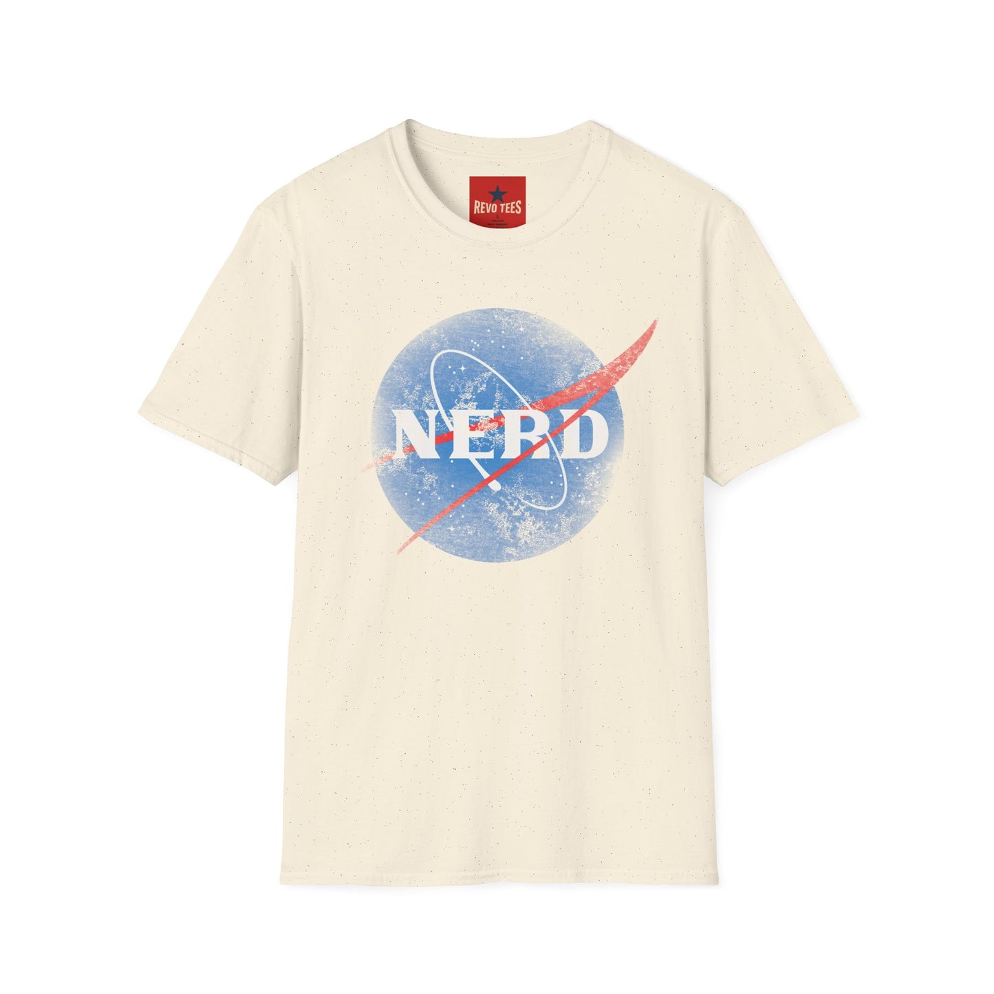 Nerd Space Logo T‑Shirt — Retro NASA-Inspired Graphic Tee