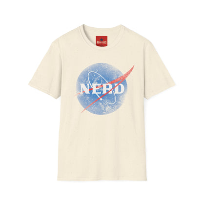 Nerd Space Logo T‑Shirt — Retro NASA-Inspired Graphic Tee