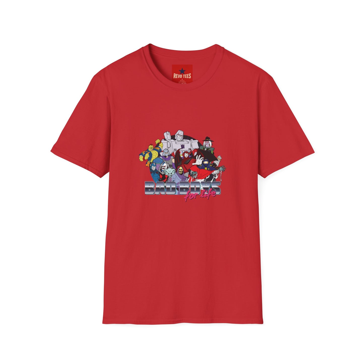 Villain Squad Graphic T-Shirt — Retro Comic Supervillains Design