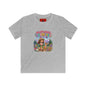 Kids Tee — "Wildflower Adventure Club" Cute Forest Animals Graphic