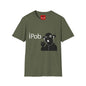 iPob Funny Graphic T-Shirt — Cute Earbud Face Tech Tee