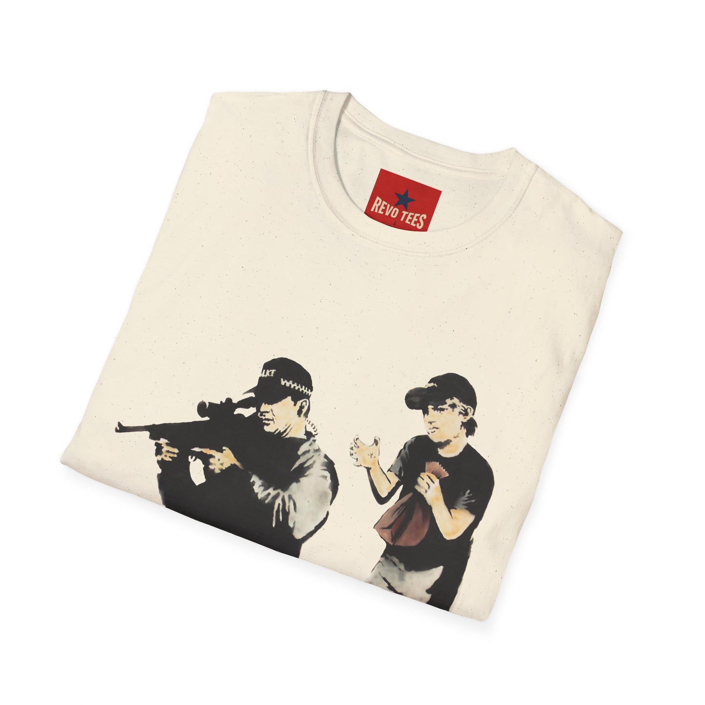 Banksy Sniper Graphic T-Shirt