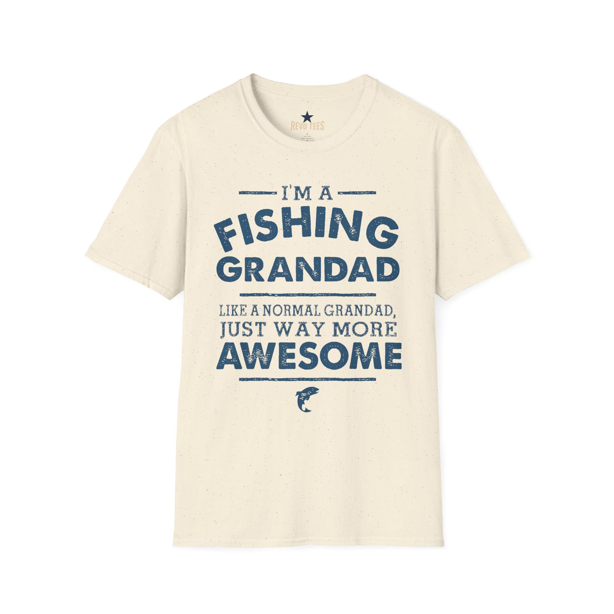 Revotees Fishing Grandad Im a Fishing Grandad Graphic for Proud Grandpa Father S Day Gift T-Shirt - alternate view 5