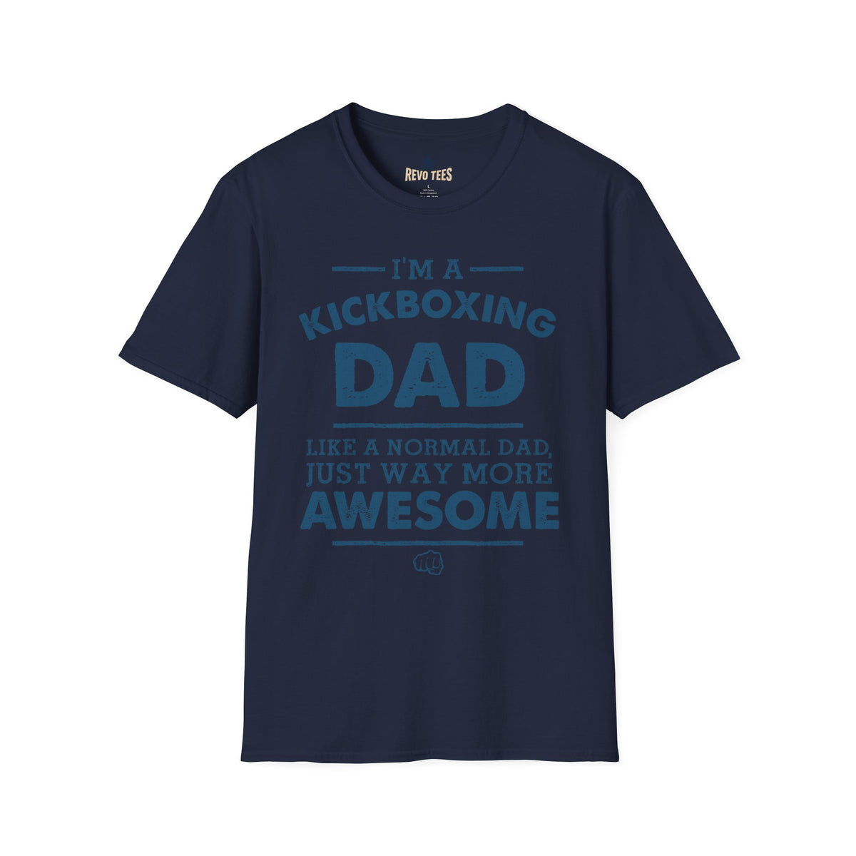 Revotees Kickboxing Dad Im a Kickboxing Dad Athletic Fathers Day T-Shirt - alternate view 9