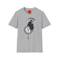 Banksy T‑Shirt — Grim Reaper Clock Graphic Tee (Smiley Mask)