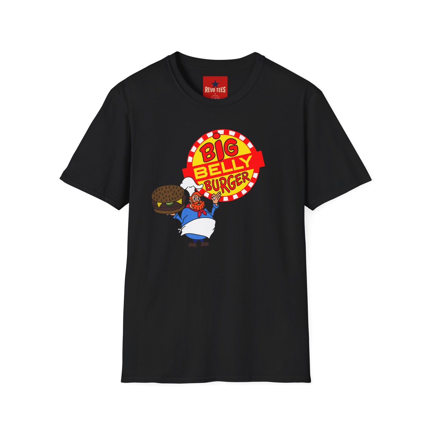 Big Belly Burger T-Shirt — Retro Fast Food Graphic Tee