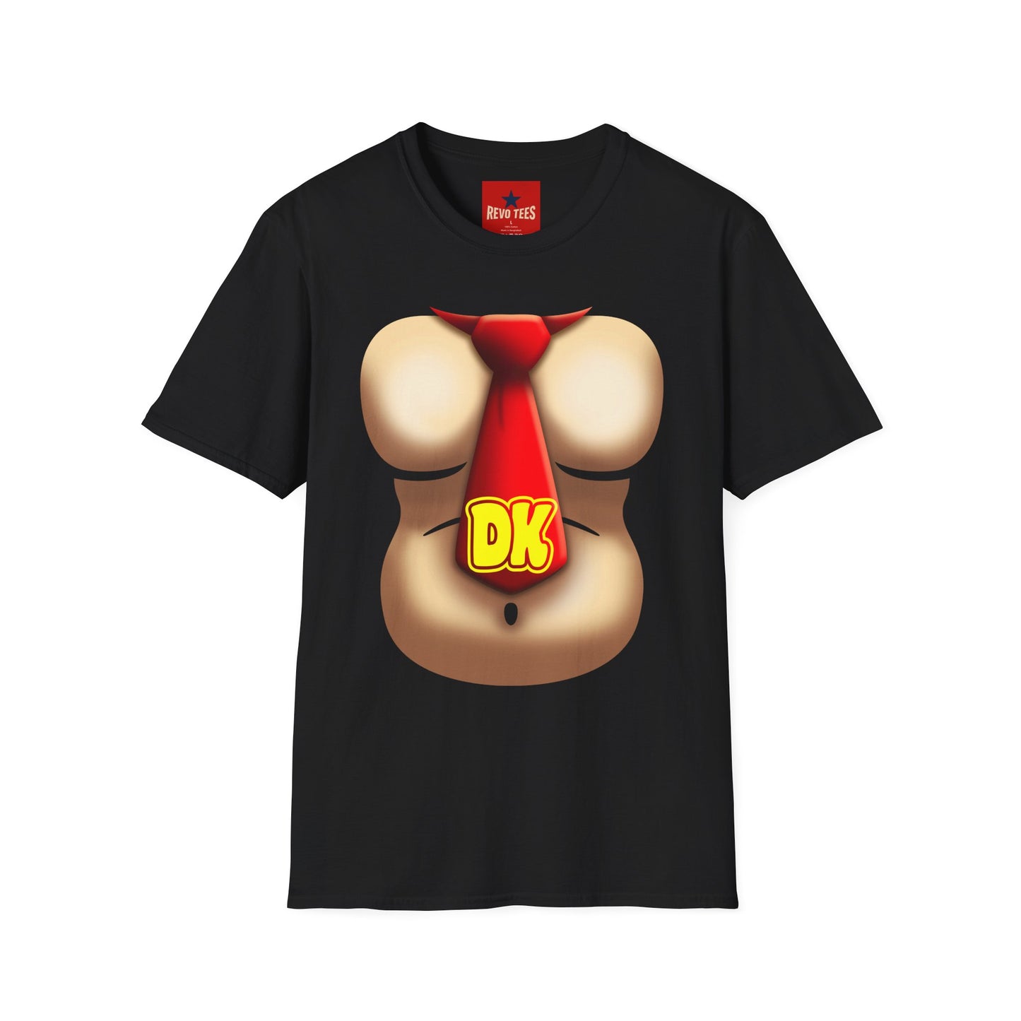 Novelty DK Tie Chesty T-Shirt — Funny Video Game Costume Tee