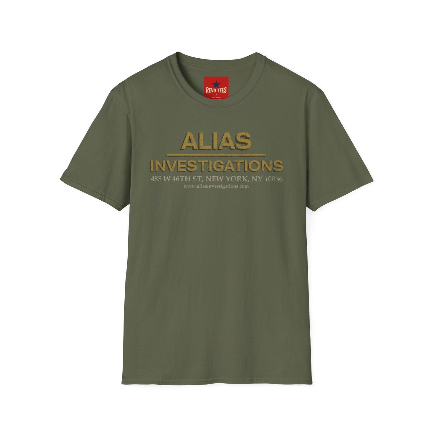 Alias Investigations T-Shirt — Detective Agency Graphic Tee