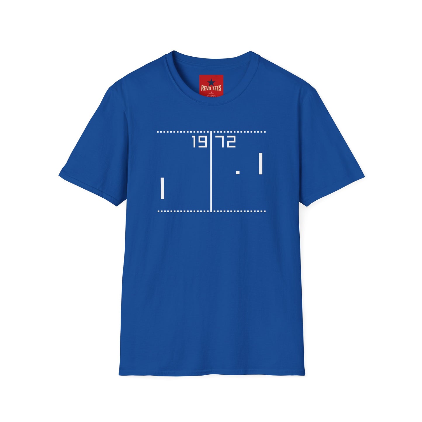 1972 Retro Pong T-Shirt — Vintage Arcade Video Game Tee