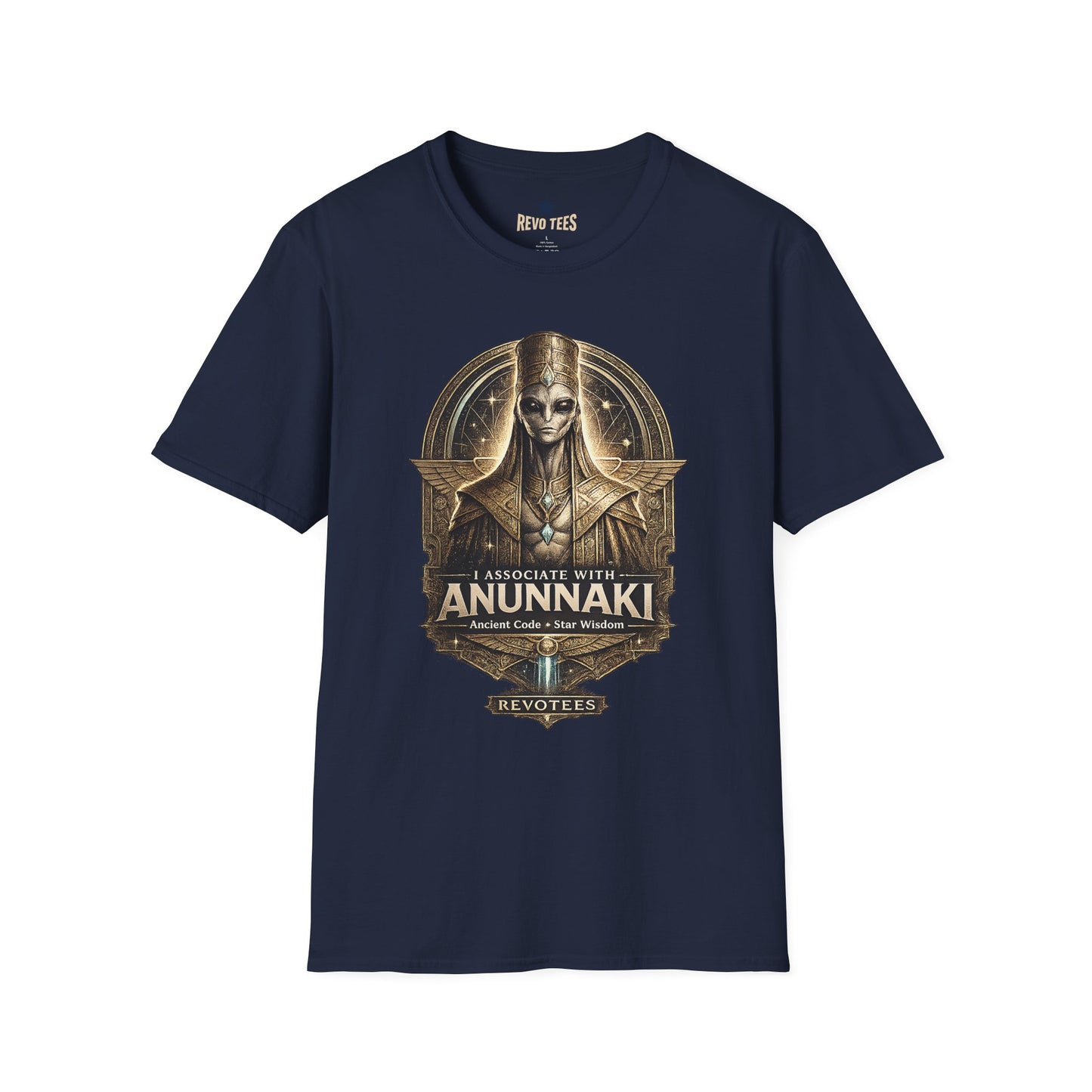 REVOTEES Anunnaki Ancient Alien T-Shirt — Mythology & Extraterrestrial Graphic Tee