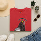 Banksy T‑Shirt — Grim Reaper Clock Graphic Tee (Smiley Mask)