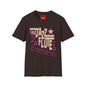 Jazz Flute Graphic Tee — Retro Musical Notes Shirt for Players & Fans