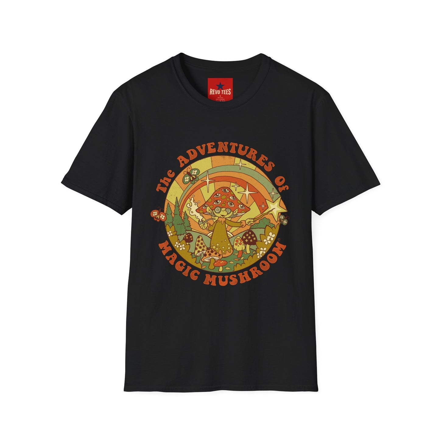 Psychedelic 'The Adventures of a Magic Mushroom' T-Shirt