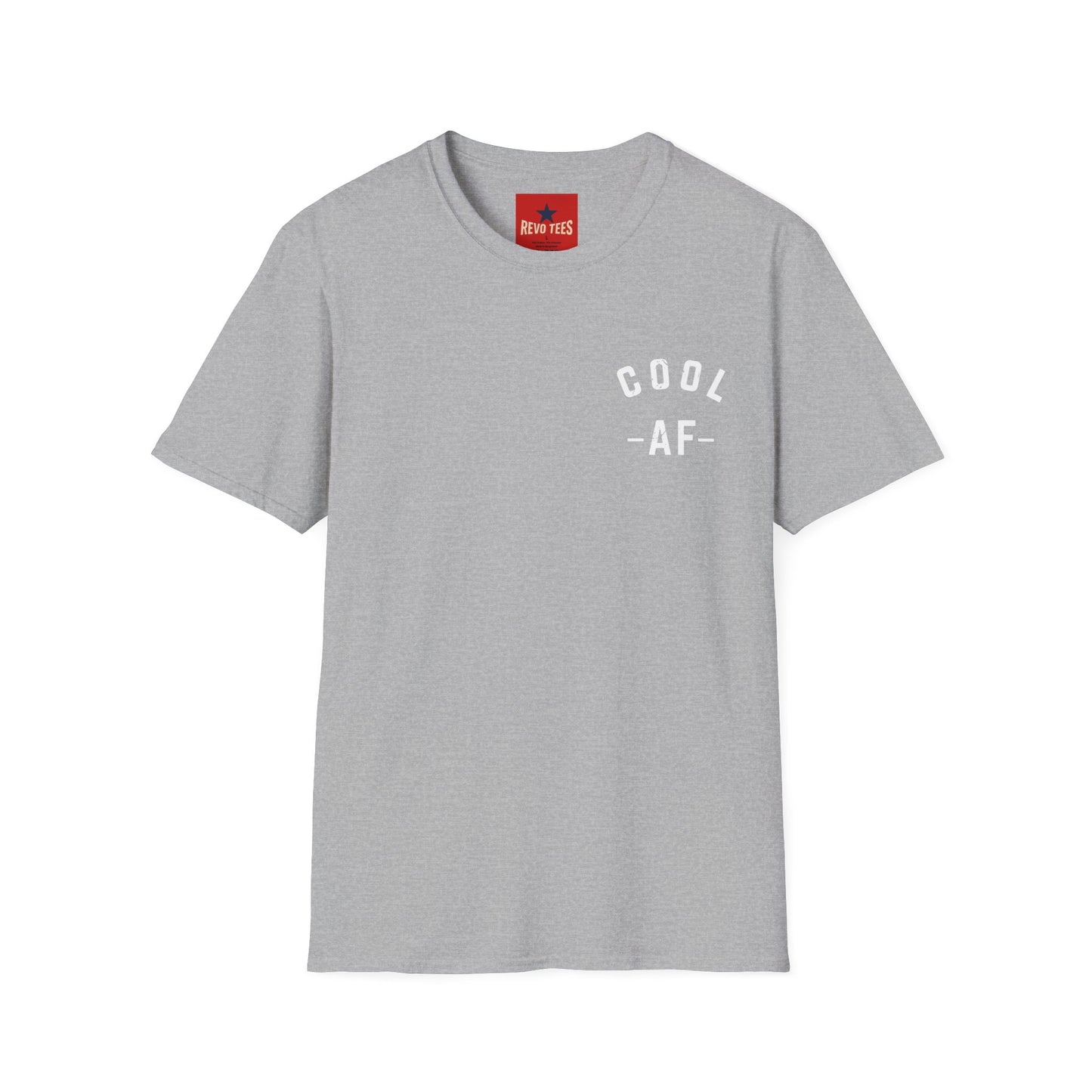 Cool AF T-Shirt — Minimal Chest Graphic Tee