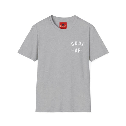 Cool AF T-Shirt — Minimal Chest Graphic Tee