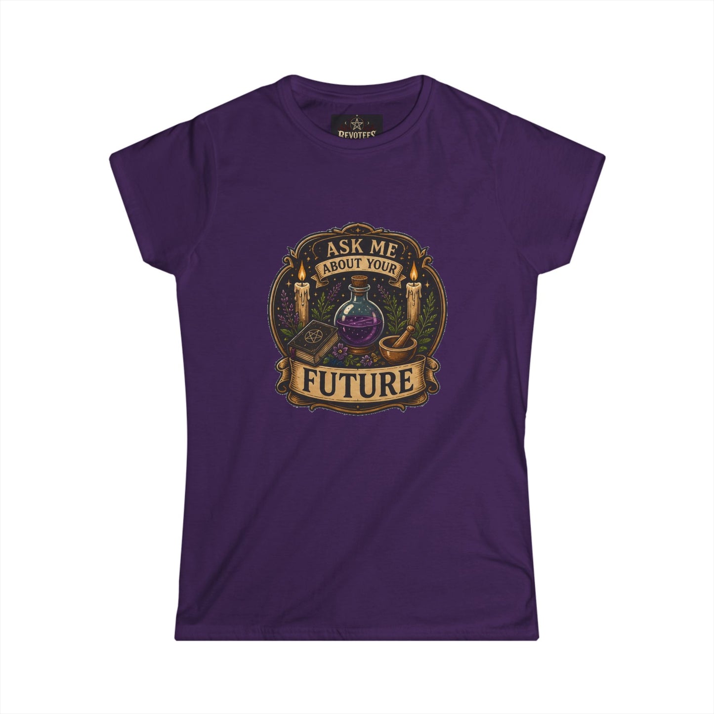 Fortune Teller Tee - "Ask Me About Your Future" Mystic Crystal Ball Women's T-Shirt