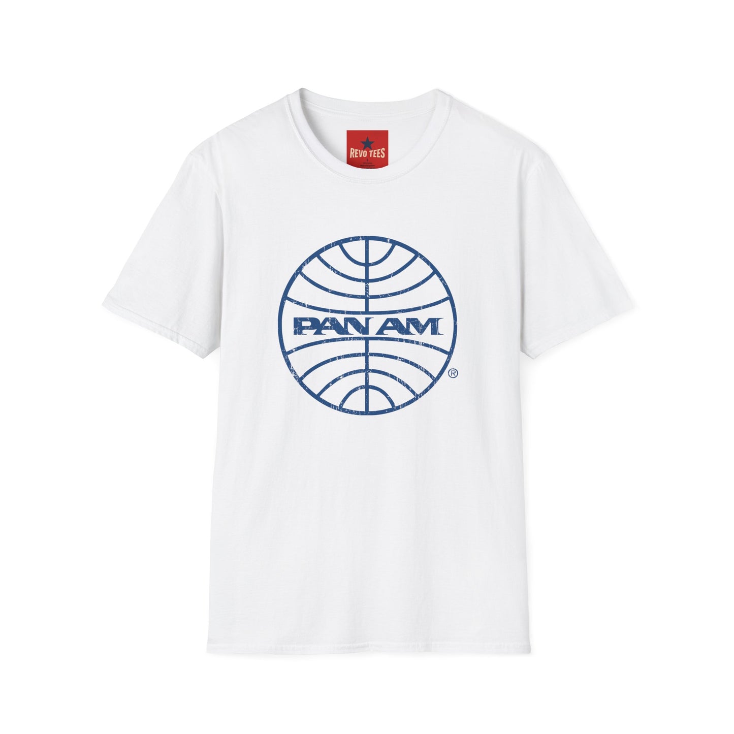 Pan Am Retro Logo T-Shirt — Vintage Airline Travel Tee