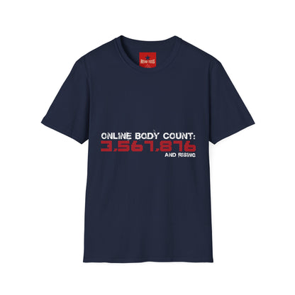 Online Body Count - Unisex Softstyle T-Shirt