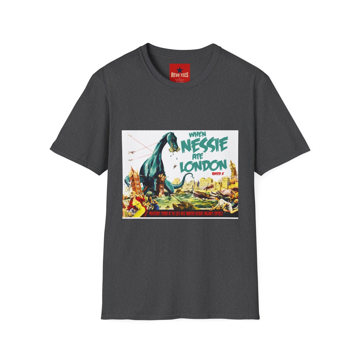 When Nessie Ate London T-Shirt — Vintage Monster Graphic Tee