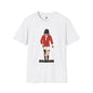 Revotees Banksy George Best Soccer Player No 7 Graphic Retro Football Jersey Illustration T-Shirt