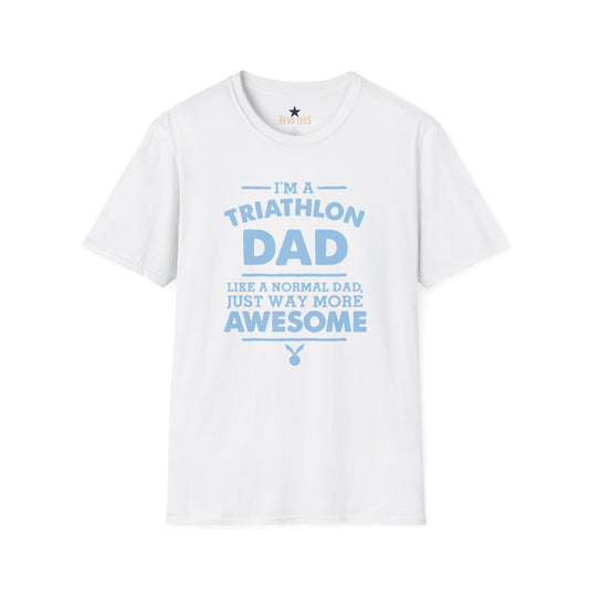 Revotees Triathlon Dad Im a Triathlon Dad Like a Normal Dad Just Way More Awesome T-Shirt