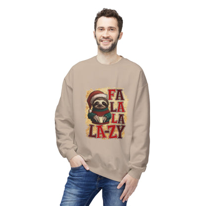 Fa La La La-Zy Sloth Christmas Sweatshirt