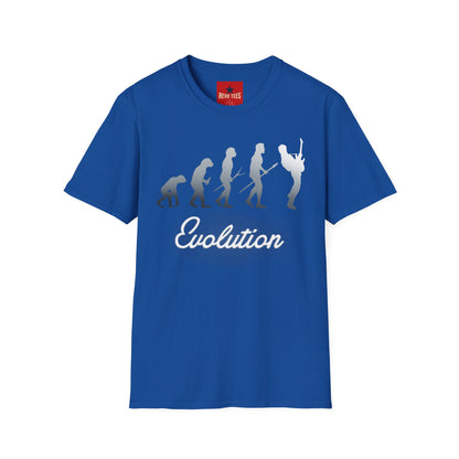 Evolution of Guitarists - Unisex Softstyle T-Shirt