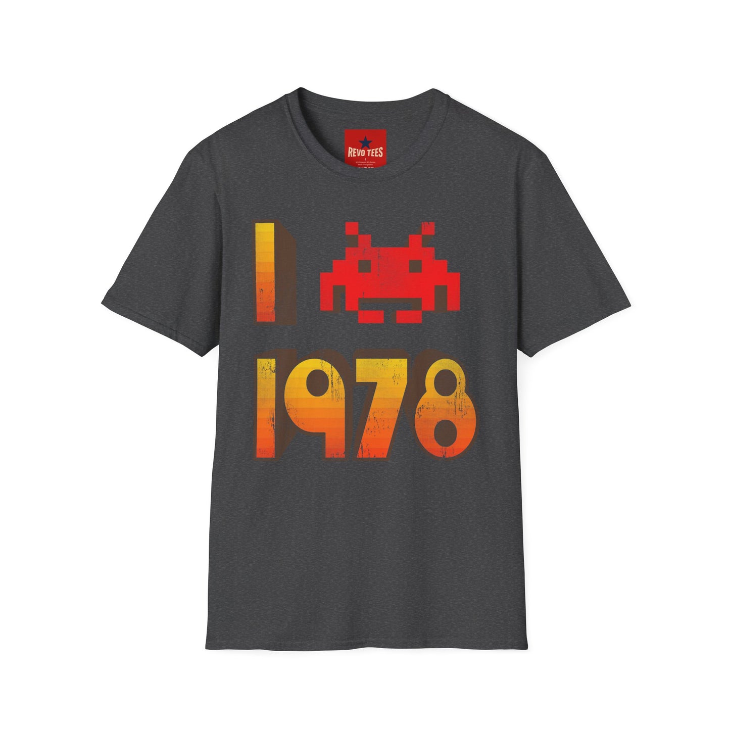 Retro 1978 Space Invader T-Shirt — Vintage Pixel Arcade Tee