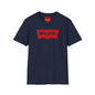 Elvis Logo T-Shirt — Retro Red Graphic Tee for Music Fans