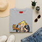 Junkrat-Inspired Gamer Tee — Cartoon Explosive Hero Graphic T-Shirt
