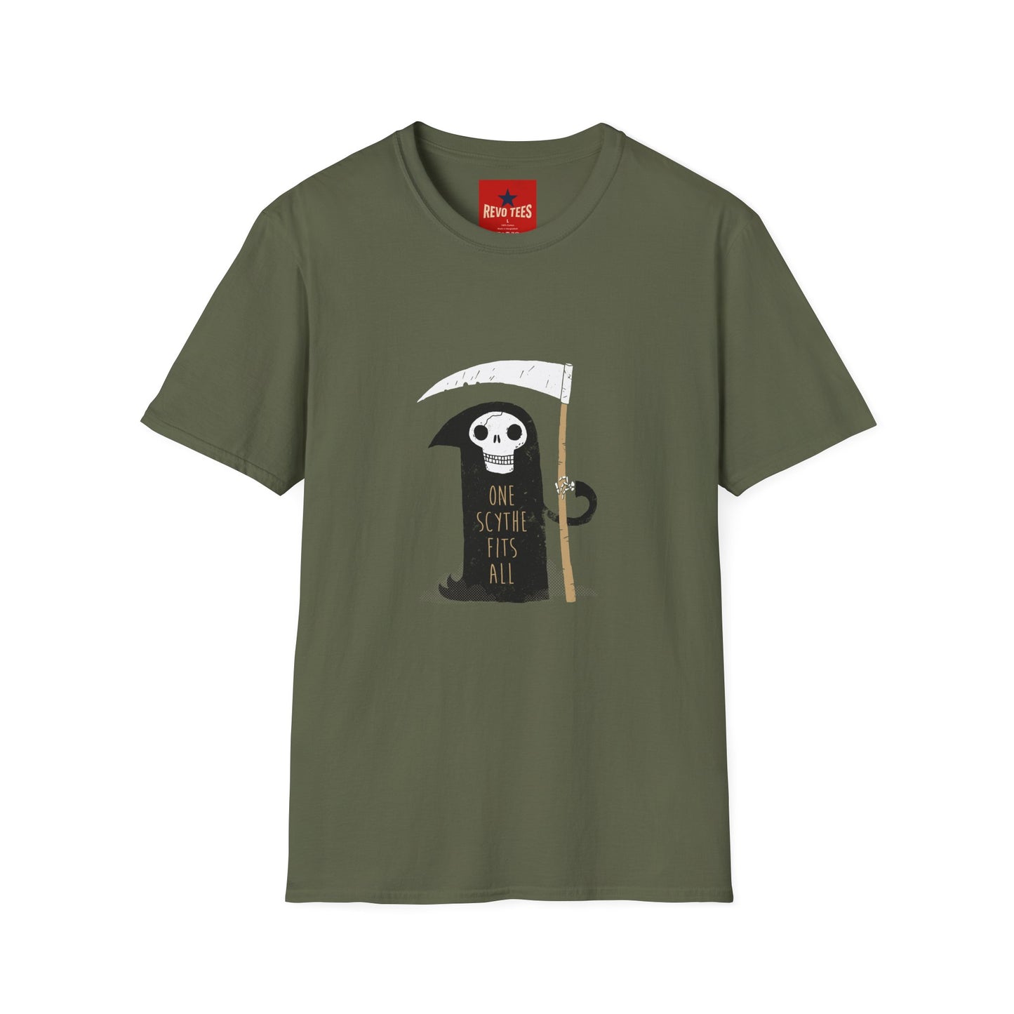 One Scythe Fits All - Unisex Softstyle T-Shirt