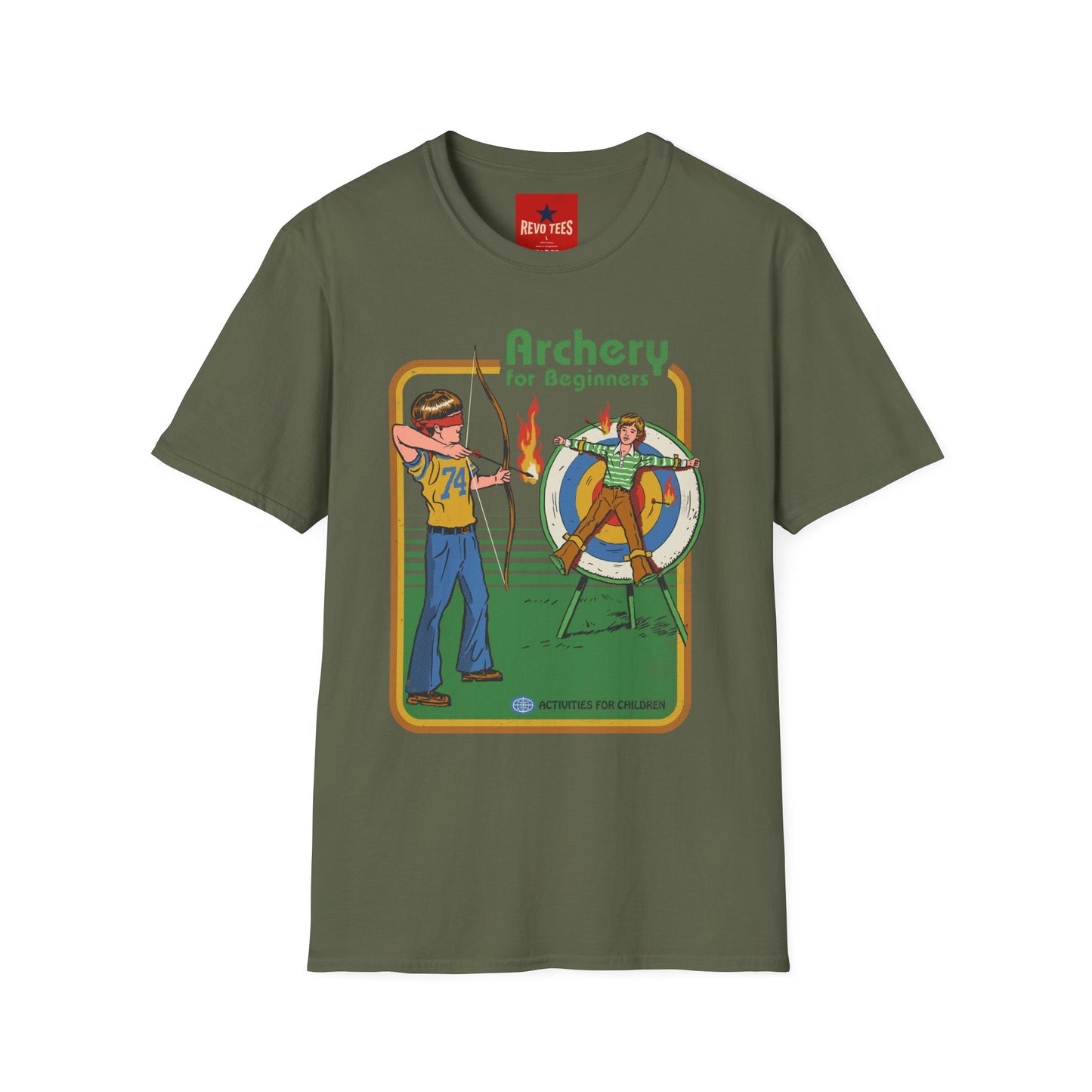 Archery for Beginners T-Shirt — Retro Kids' Archery Practice Graphic Tee