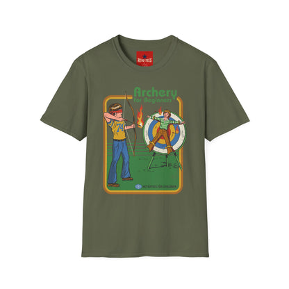 Archery for Beginners T-Shirt — Retro Kids' Archery Practice Graphic Tee