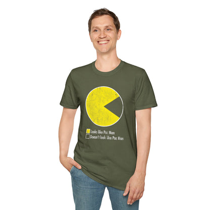 Pac-Man Vintage Tee — "Looks Like Pac-Man / Doesn’t Look Like Pac-Man" Graphic T-Shirt