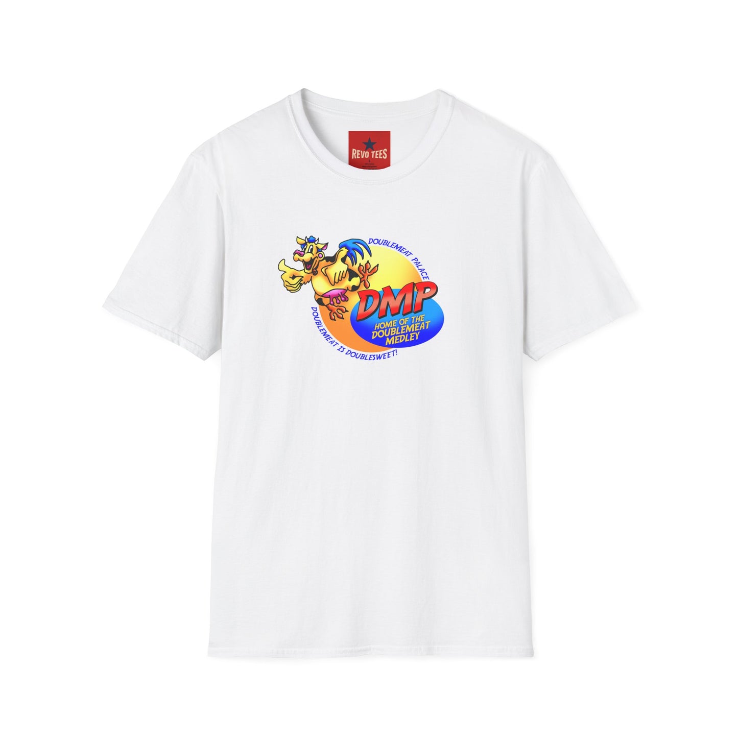 T-Shirt — DMP DoubleMeat Medley Retro Mascot Graphic Tee